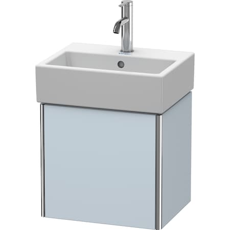 Duravit Xsquare Wall-Mounted Vanity Unit Light Blue Satin Matt XS4090R9797